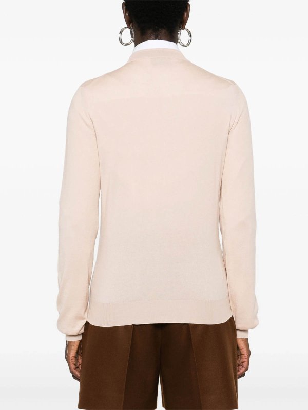 Logo-Jacquard Cardigan shop online: MIU MIU