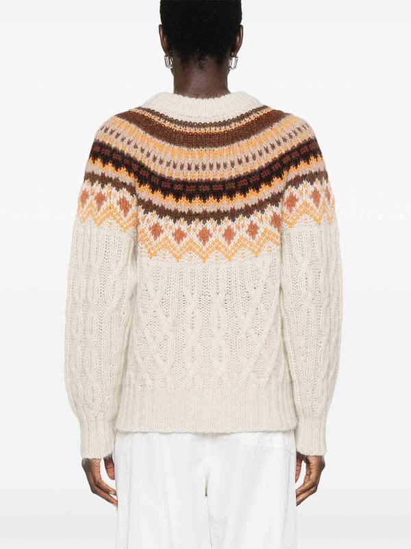 クルーネック - ライトベージュ shop online: MONCLER