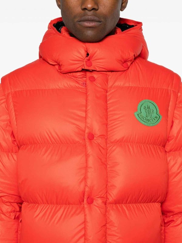 The Best Shops MONCLER: Chaqueta Alcochada - Naranja Oscuro