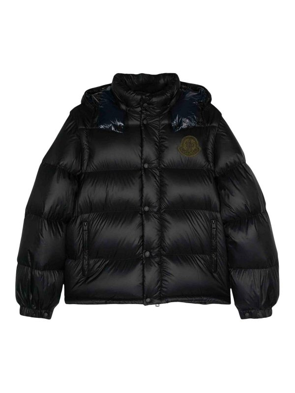 MONCLER: ダウン・ハイテクジャケット - ダウンジャケット - 黒