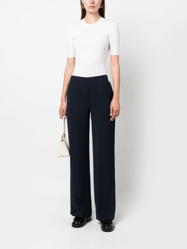 P.A.R.O.S.H.: Top e canotte online - Top lana a costiera a coste di Leila