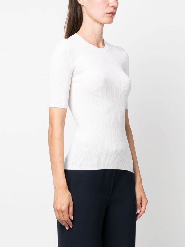 The Best Shops P.A.R.O.S.H.: Top e canotte - Top lana a costiera a coste di Leila