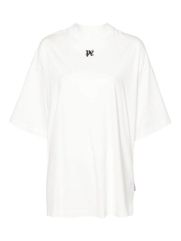 Palm Angels: T-shirts - T-Shirt - Schwarz