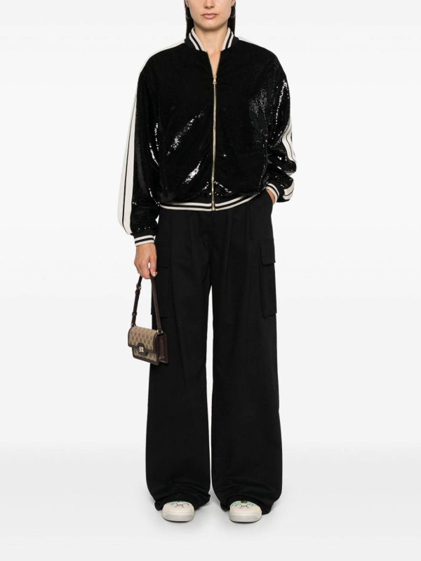 Palm Angels: Bombers online - Bomber - Noir