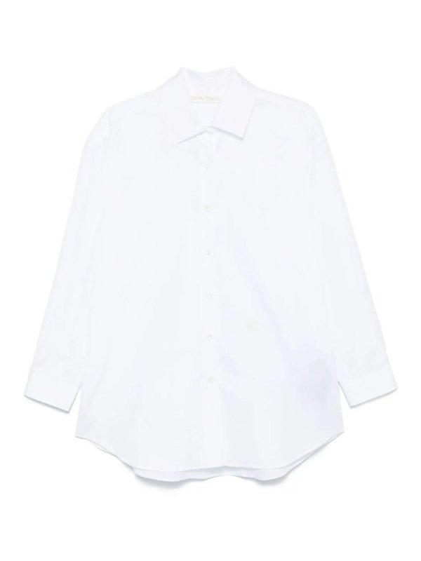 Palm Angels: shirts - Monogram-Embroidered Loose Shirt