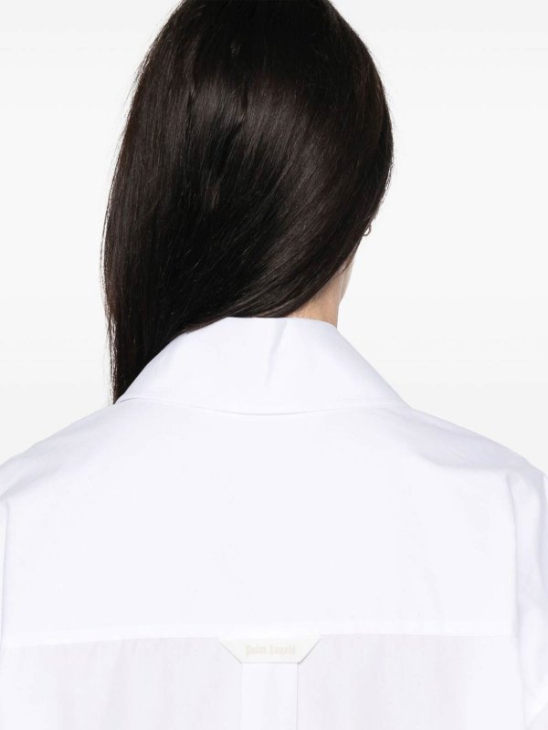 Palm Angels buy online Monogram-Embroidered Loose Shirt