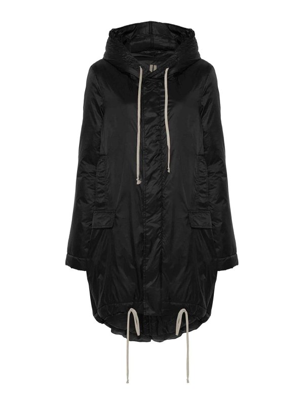 RICK OWENS: パーカー - パーカー - 黒