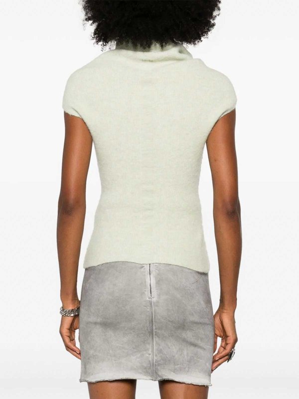 Crater Turtleneck Knitted Top shop online: RICK OWENS