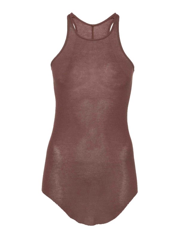 RICK OWENS: トップス＆タンクトップ - トップ/タンクトップ - 赤