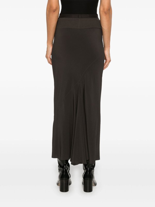 Falda Semilarga - Gris shop online: RICK OWENS