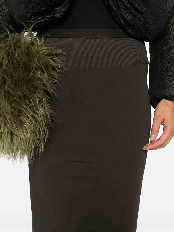 RICK OWENS buy online Falda Semilarga - Gris