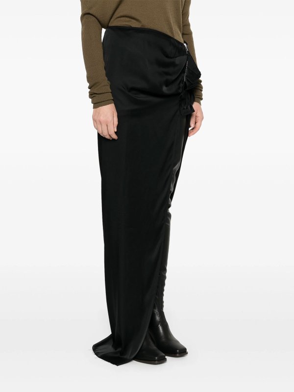 The Best Shops RICK OWENS: Knee length skirts & Midi - Edfu Skirt