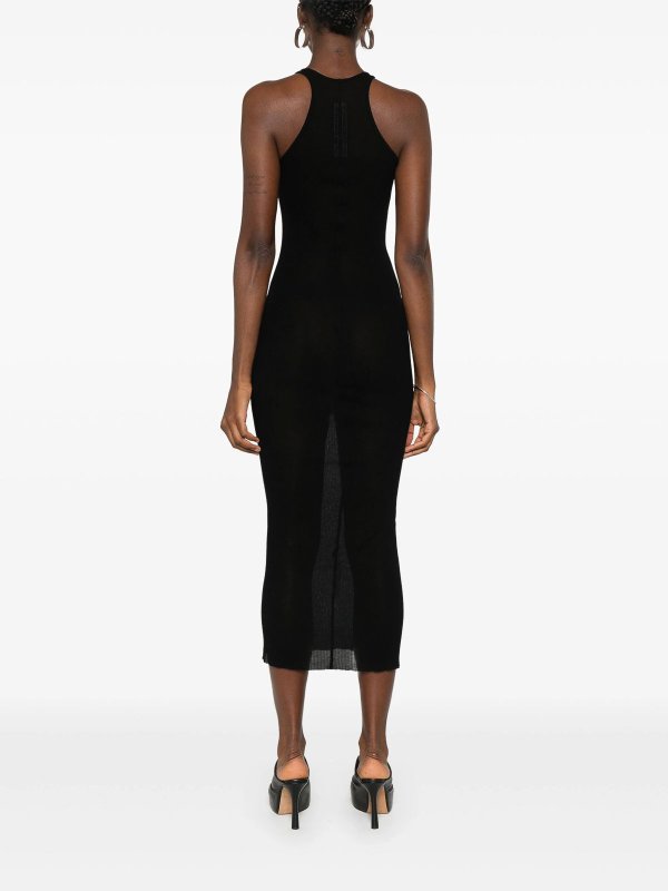 Drkshdw Ribbed Tank Midi Dress shop online: RICK OWENS