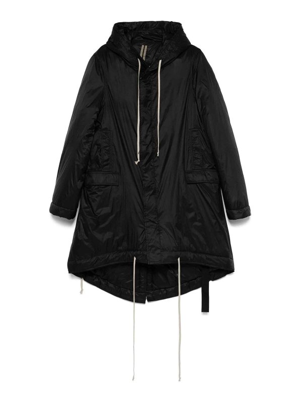 RICK OWENS: parkas - Drkshdw Fishtail Parka
