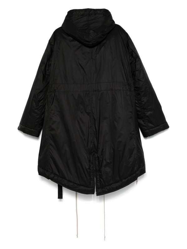 RICK OWENS: parkas online - Drkshdw Fishtail Parka