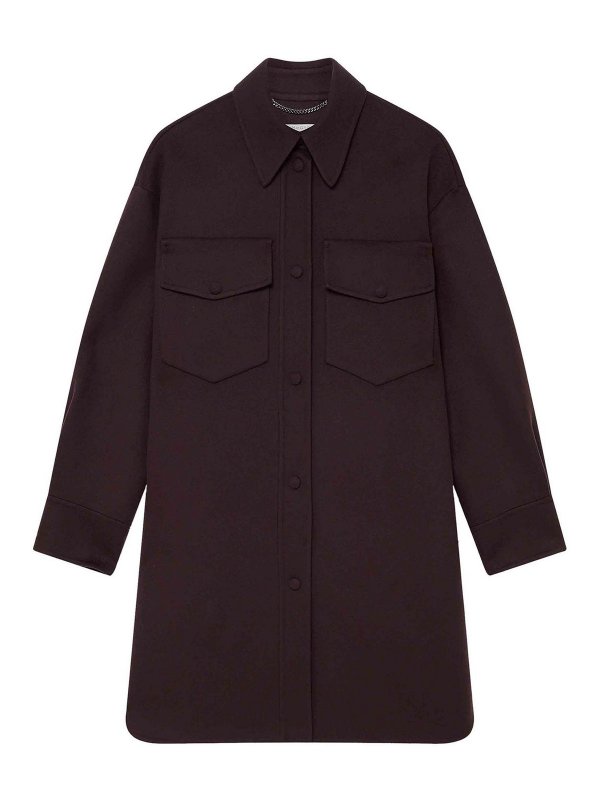 STELLA McCARTNEY: Pull col rond - Pull Col Rond - Marron