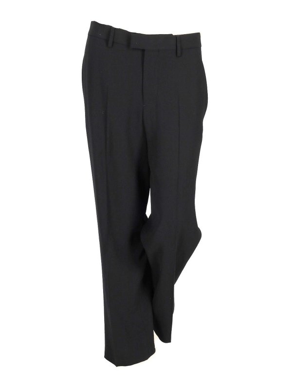 ANN DEMEULEMEESTER: Pantalons casual - Pantalons Décontractés - Noir