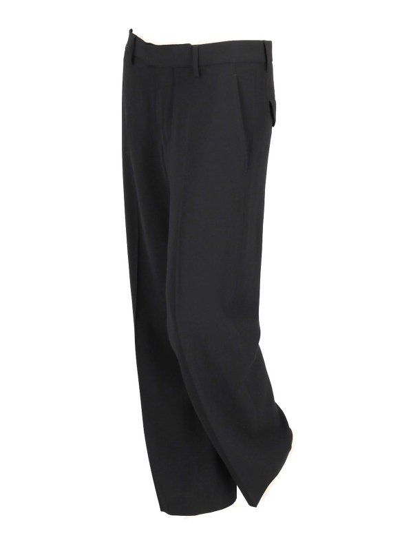 ANN DEMEULEMEESTER: Pantalons casual online - Pantalons Décontractés - Noir