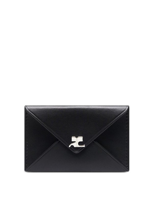 Courreges: wallets & purses - Leather Card Holder