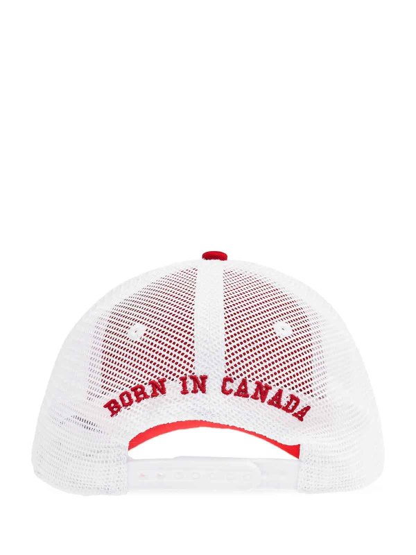 DSQUARED2: cappelli online - Berretto da baseball bicolore