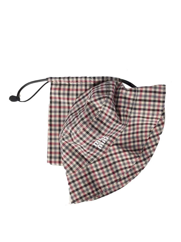 MIU MIU: hats & caps - Vichy Hat