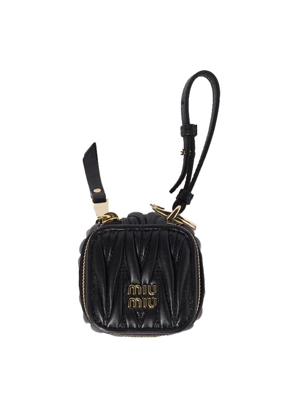 MIU MIU: key holders - Leather Keyring