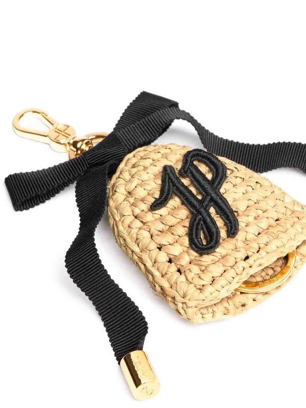 PATOU: key holders online - Jp Logo-Patch Keychain