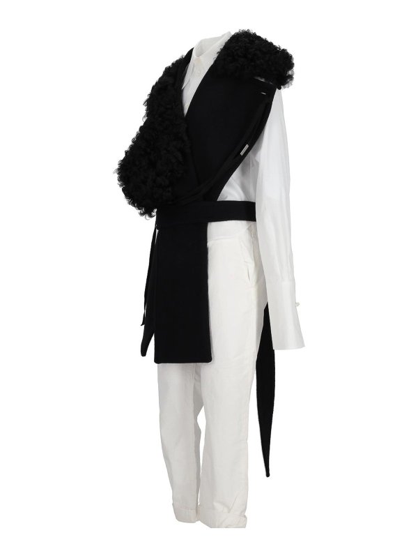 The Best Shops ANN DEMEULEMEESTER: Schals - Schal - Schwarz