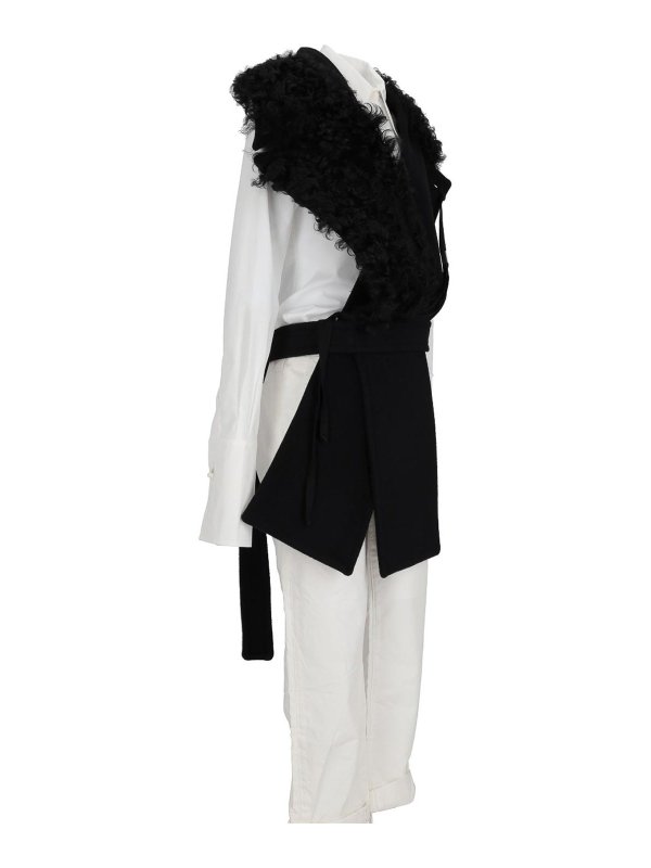 Schal - Schwarz shop online: ANN DEMEULEMEESTER