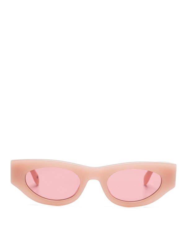 Palm Angels: Sonnenbrillen - Sonnenbrille - Rot