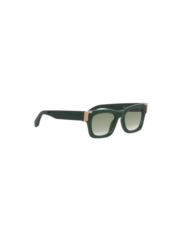 Palm Angels: sunglasses online - Westport Sunglasses Green Gradient Green