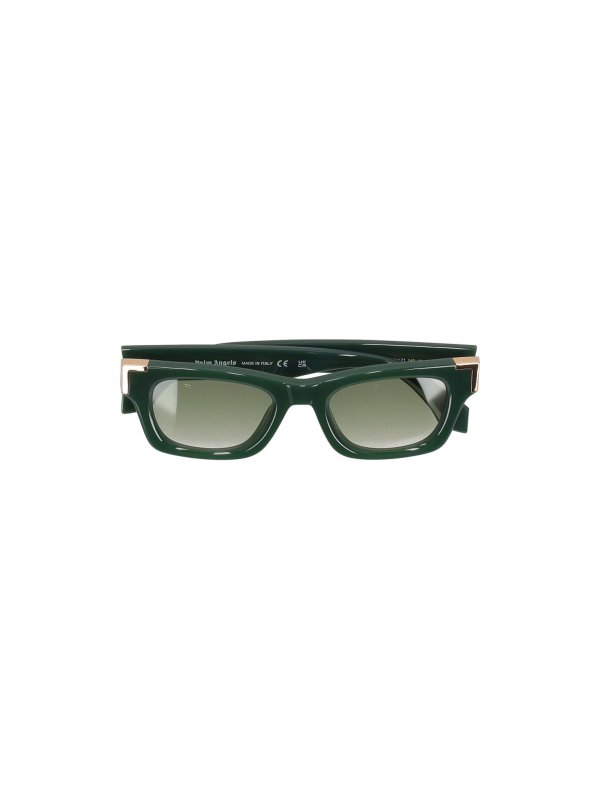 The Best Shops Palm Angels: sunglasses - Westport Sunglasses Green Gradient Green