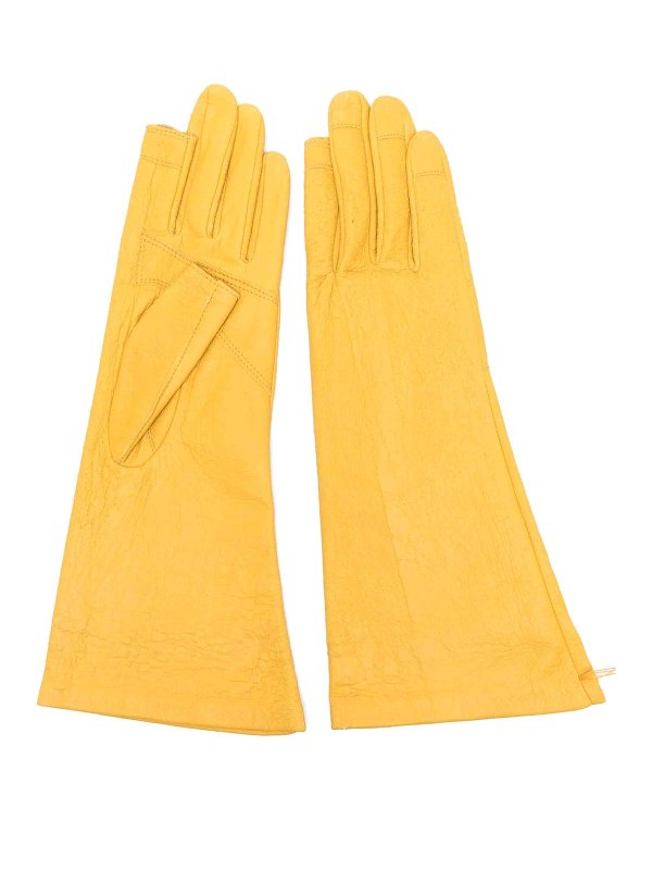 RICK OWENS: 手袋 - 手袋 - イエロー