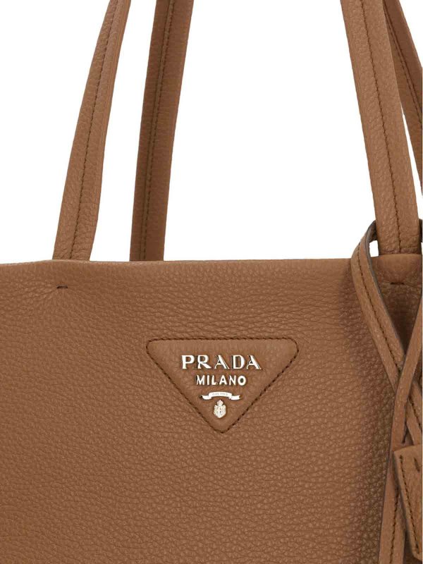 Triangle Logo Tote Bag shop online: PRADA