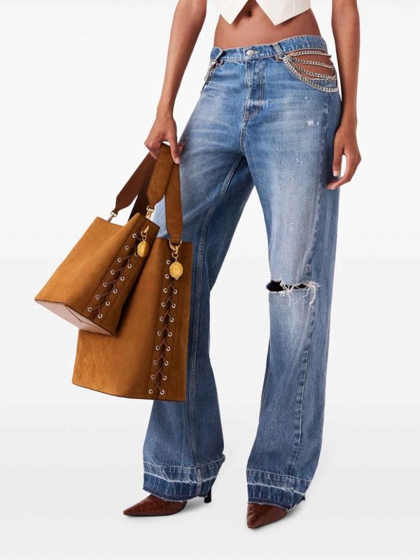 STELLA McCARTNEY: totes bags online - Frayme Whipstitch Tote Bag