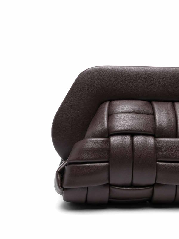 クラッチバッグ - ダークブラウン shop online: THEMOIRè