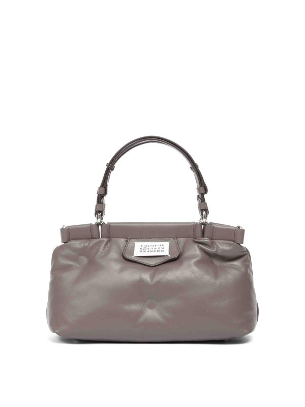 Maison Margiela: shoulder bags - Small Glam Slam Leather Shoulder Bag