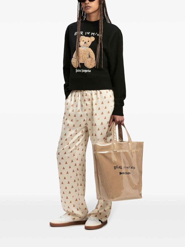 Palm Angels: totes bags online - Bear In Mind Tote Bag