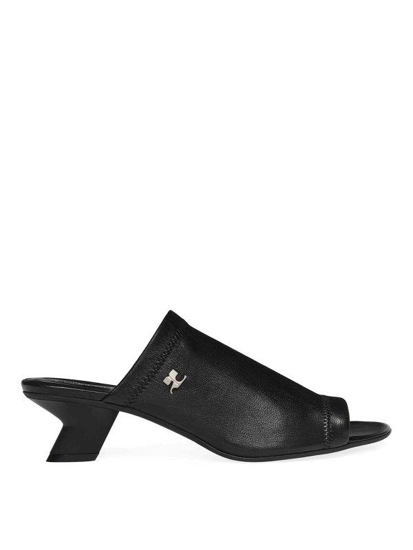 Courreges: ミュール - ミュール - 黒