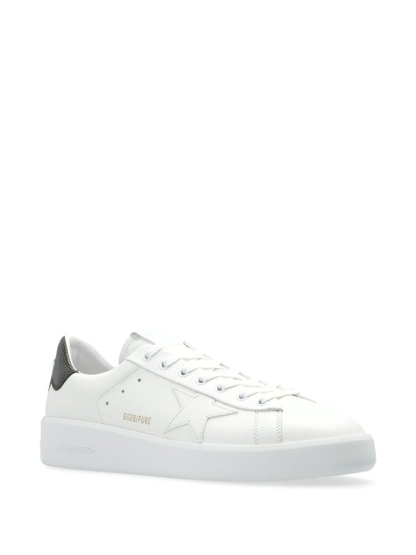 The Best Shops GOLDEN GOOSE: sneakers - Scneaker in pelle a stella pura