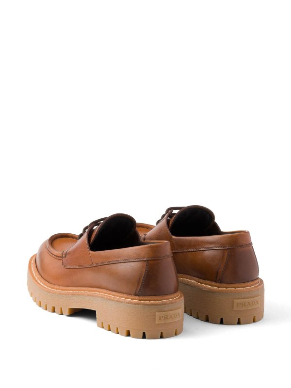The Best Shops PRADA: Loafers & Slippers - Leather Loafers