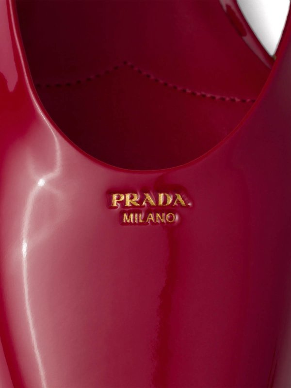 The Best Shops PRADA: Leather Slingback Ballerina Shoes
