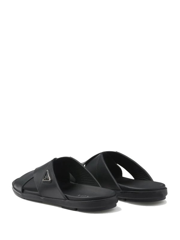 Leather Sandals shop online: PRADA