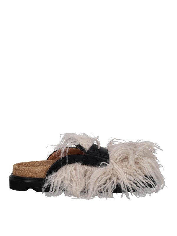 COLLEGE: Mules - Sandales - Noir