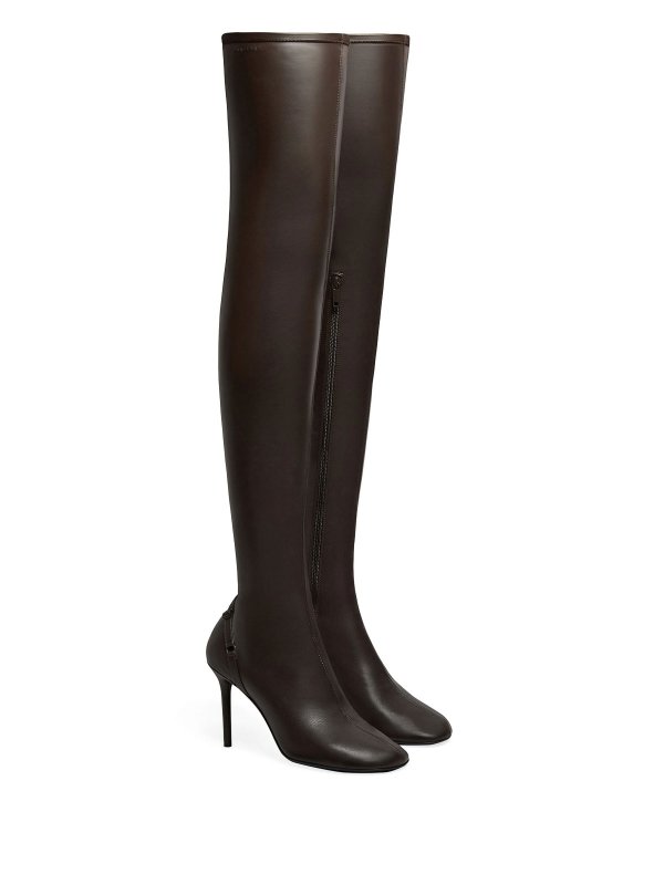Courreges: boots online - Oblique Thight Boots