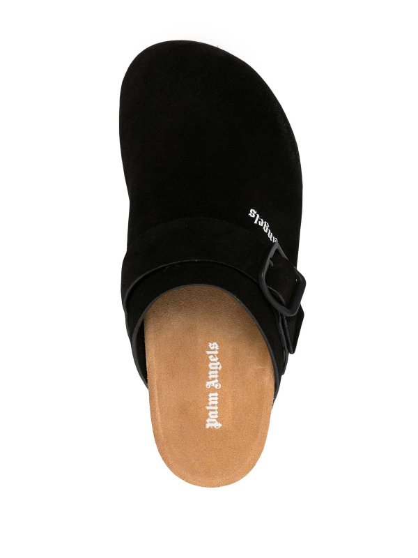 Logo-Print Mules shop online: Palm Angels