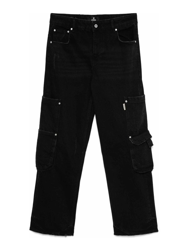 REPRESENT: Bootcut - Bootcut Jeans - Schwarz