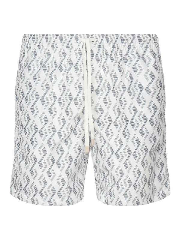 ELEVENTY: Swim shorts & swimming trunks - Swimming Costume With Geometric Print