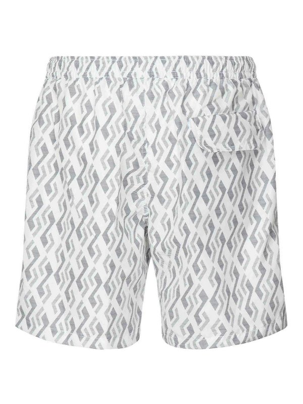 ELEVENTY: Swim shorts & swimming trunks online - Swimming Costume With Geometric Print