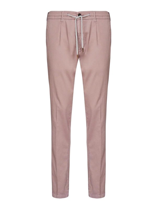 ELEVENTY: casual trousers - Straight Trousers With Drawstring